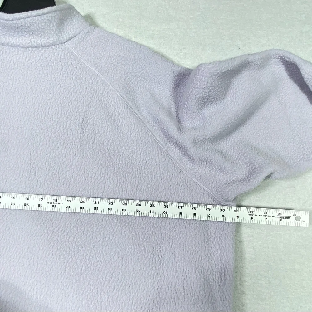Columbia Jasper Ridge Pebbled Fleece Women's 3X Purple Half Snap Pullover NWT